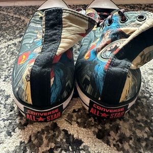 Superman high top converse